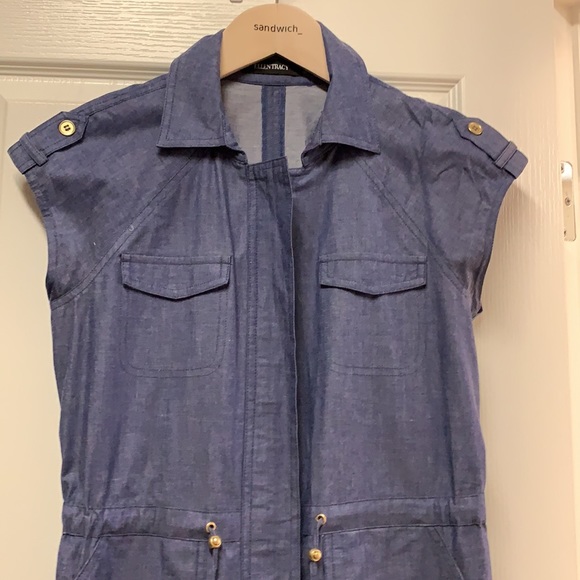 Ellen Tracy Denim Dress- Size 4 - Picture 2 of 3